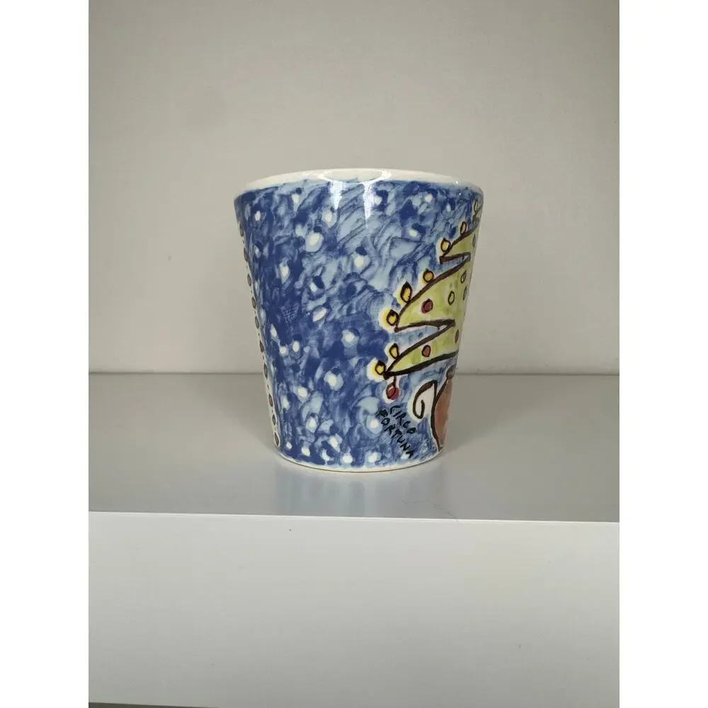 Starbucks Bellini Circo Fortuna Italy Christmas Tree Mug White Christmas Cup